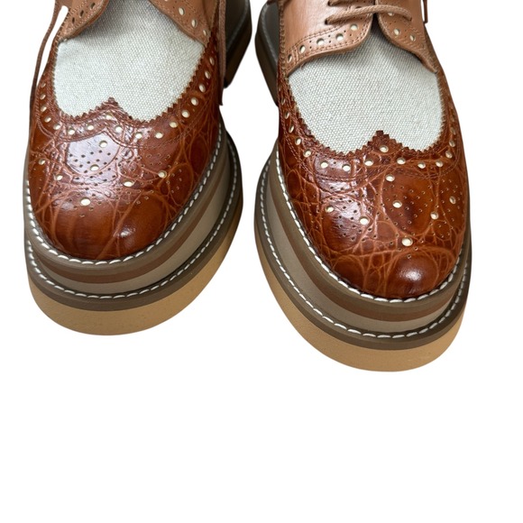 Robert Clergerie Briyal platform Oxford NEW - Picture 8 of 10